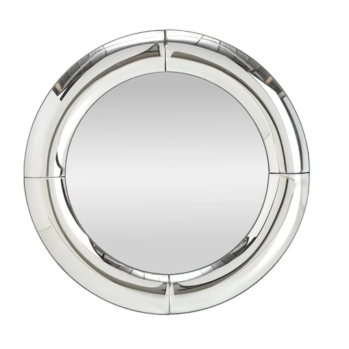 Lustro dekoracyjne MOON 80x80cm srebrne