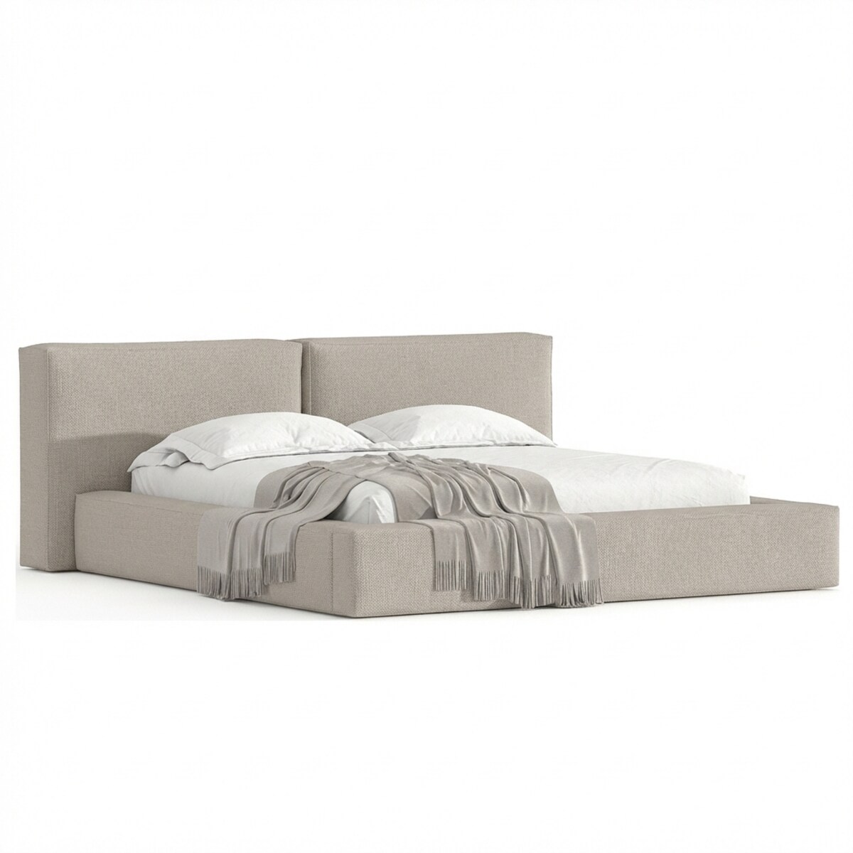 Łóżko Tapicerowane Noble 140X200 Stelaż Pojemnik Na Pościel Wind 11