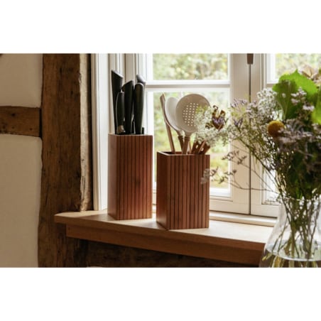 Bambusowy stojak na noże