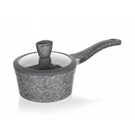 GARNEK RONDEL 16 cm 1,3 L POWŁOKA GRANITE banquet rondelek do gotowania