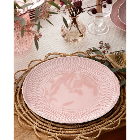 Talerz płytki 21 cm Sofia Różana LB07