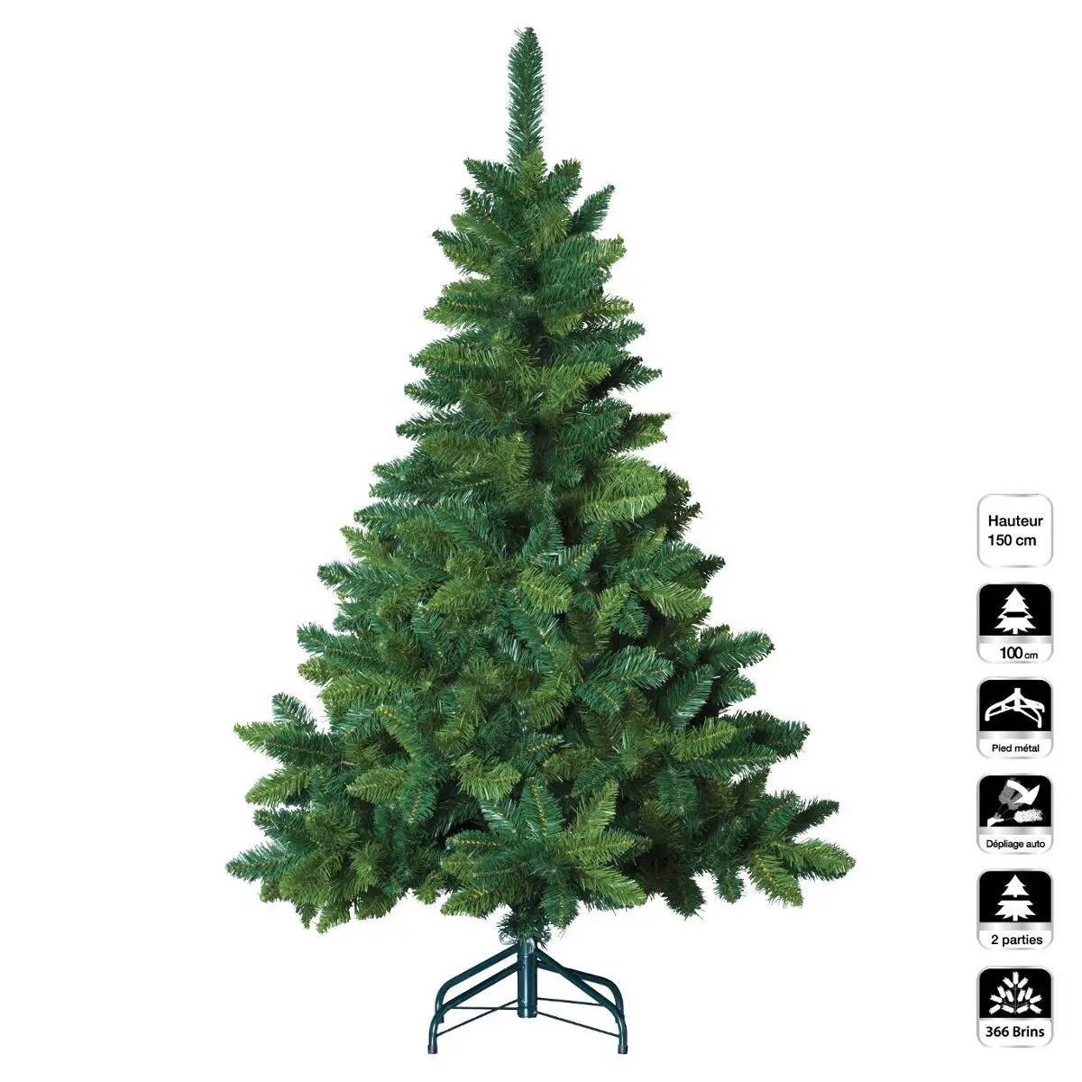 Choinka zielona na święta, 150 cm