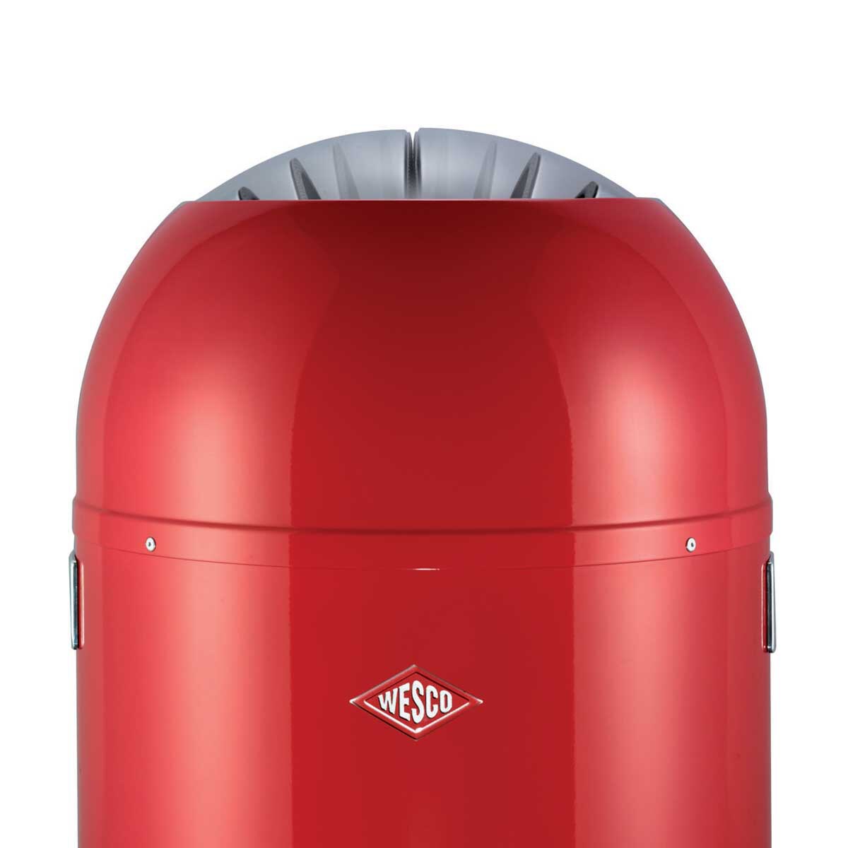 Kosz na śmieci czerwony 33l Kickmaster Wesco