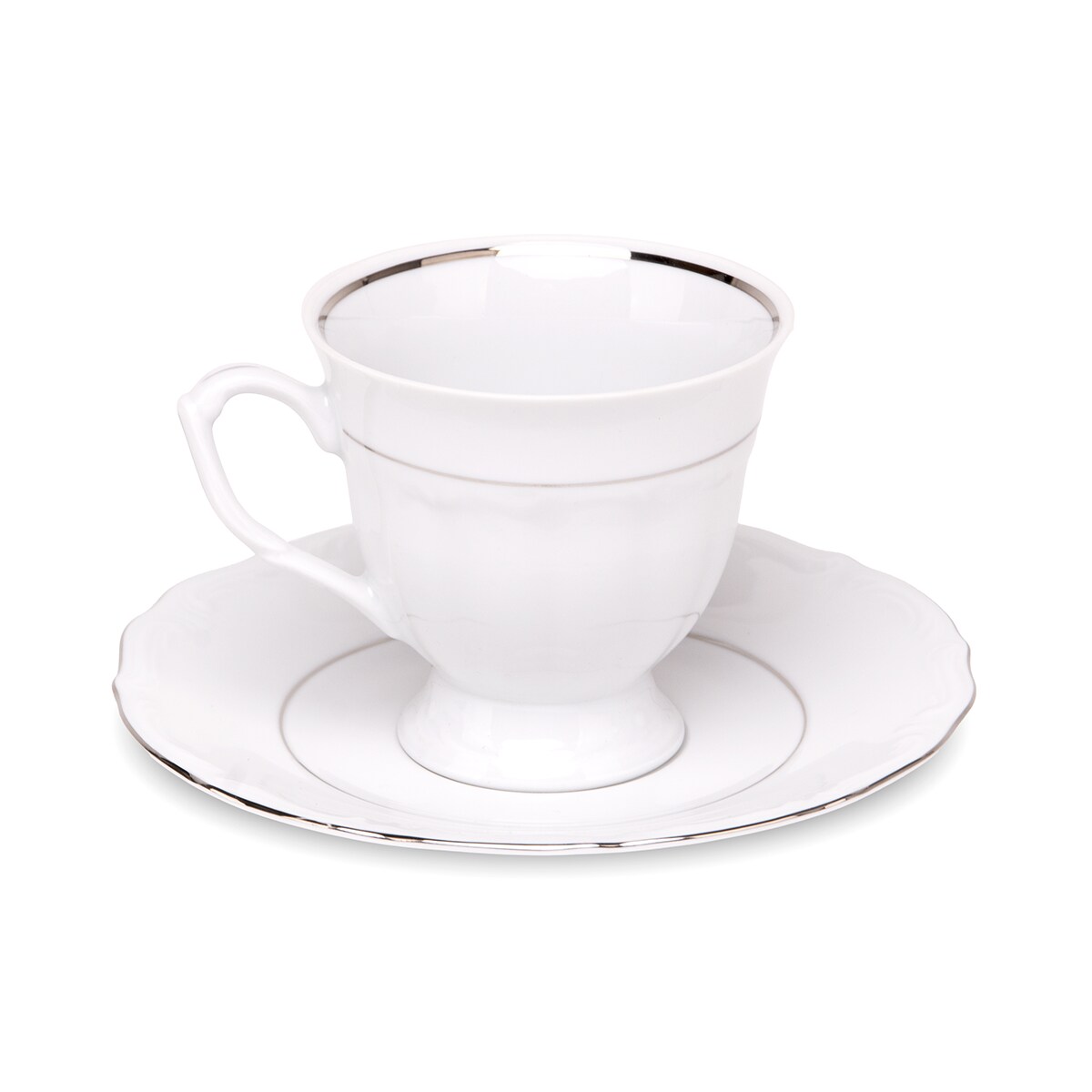 Zestaw kawowy 12szt. (6os.) MARIA TERESA PLATYNA