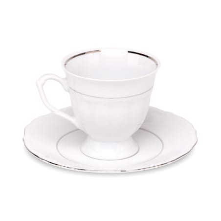 Zestaw kawowy 12szt. (6os.) MARIA TERESA PLATYNA