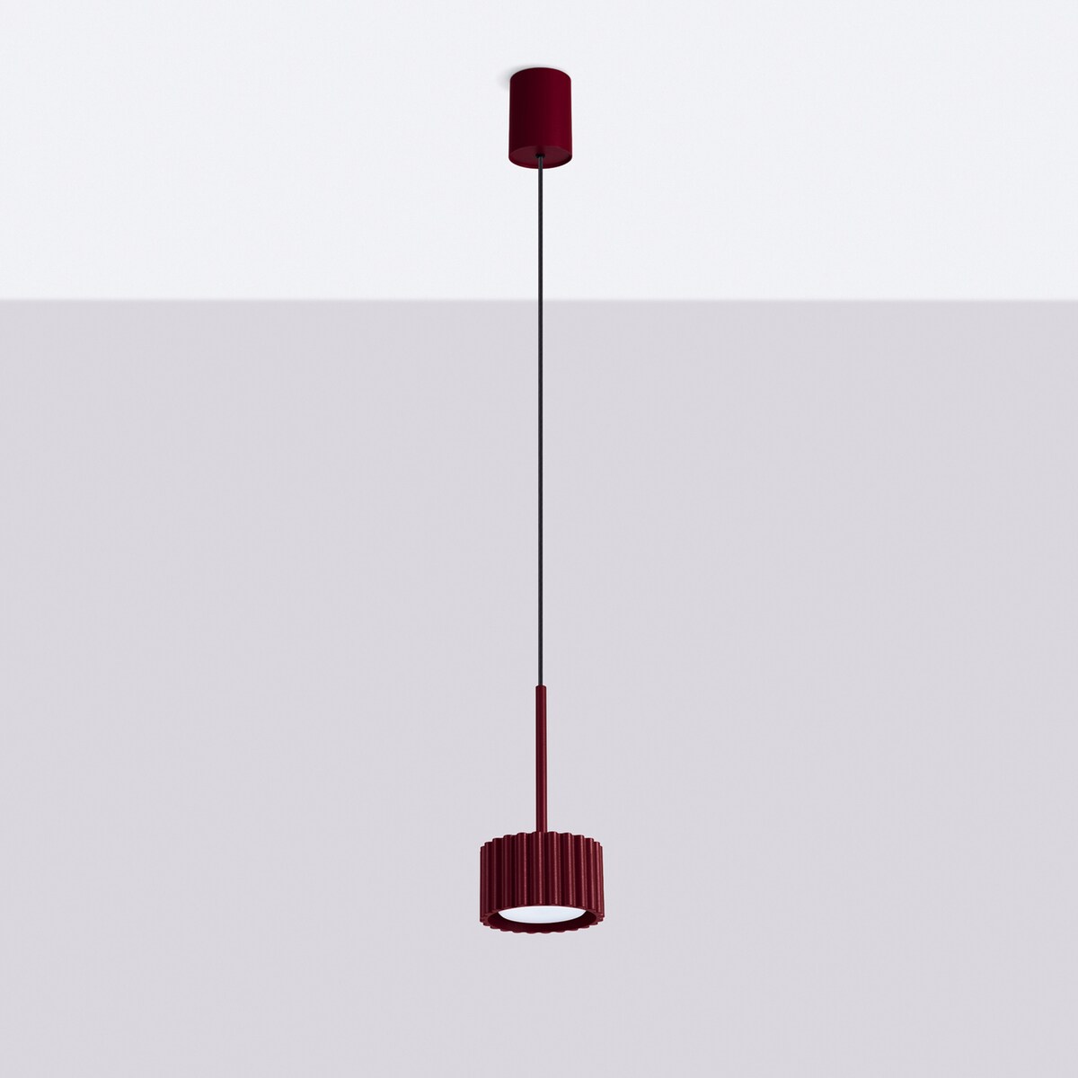 Lampa wisząca AURA 1 burgund Gx53