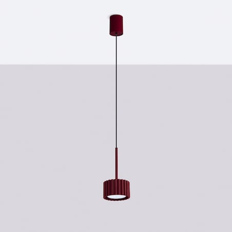 Lampa wisząca AURA 1 burgund Gx53