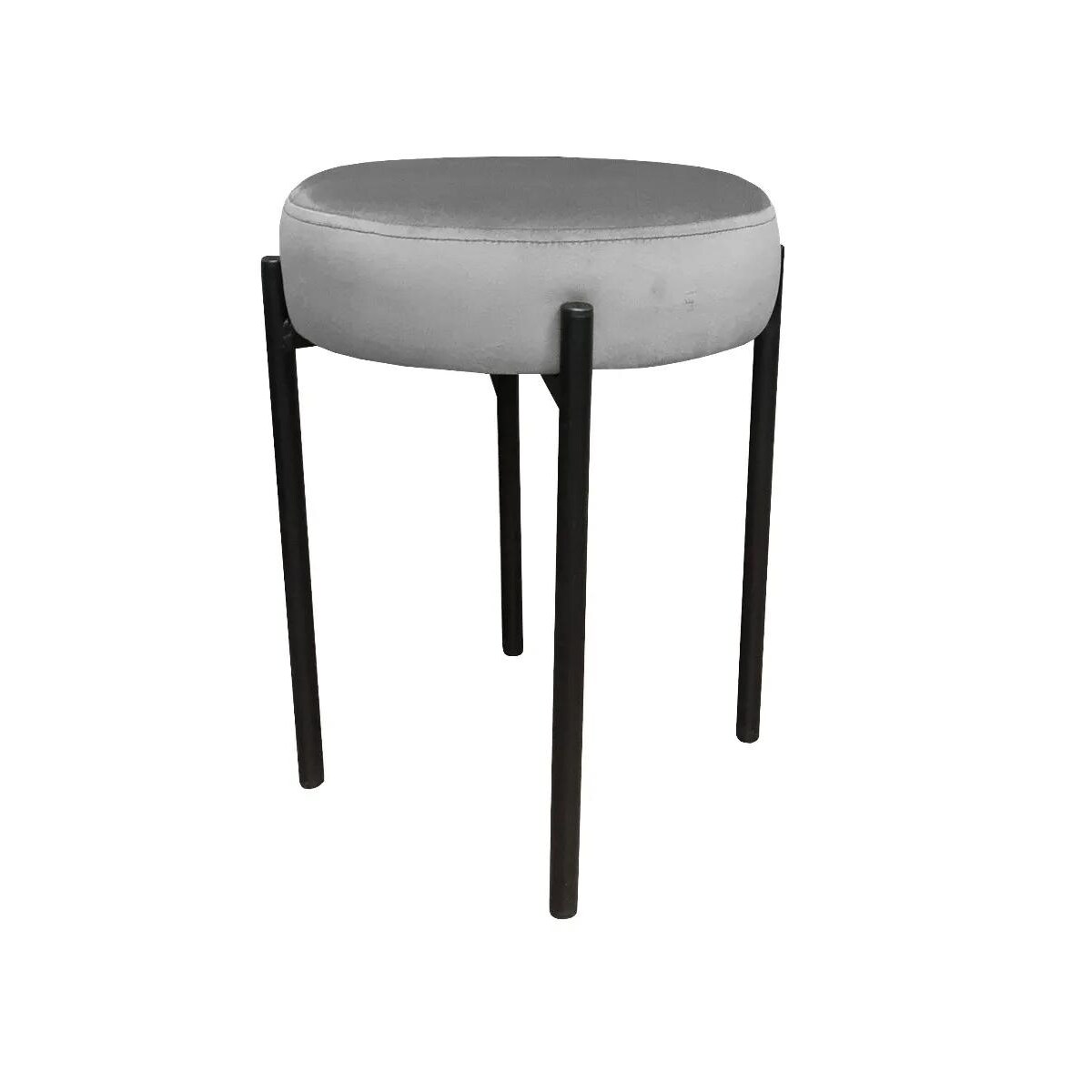Taboret TORIN MG VELVET szary