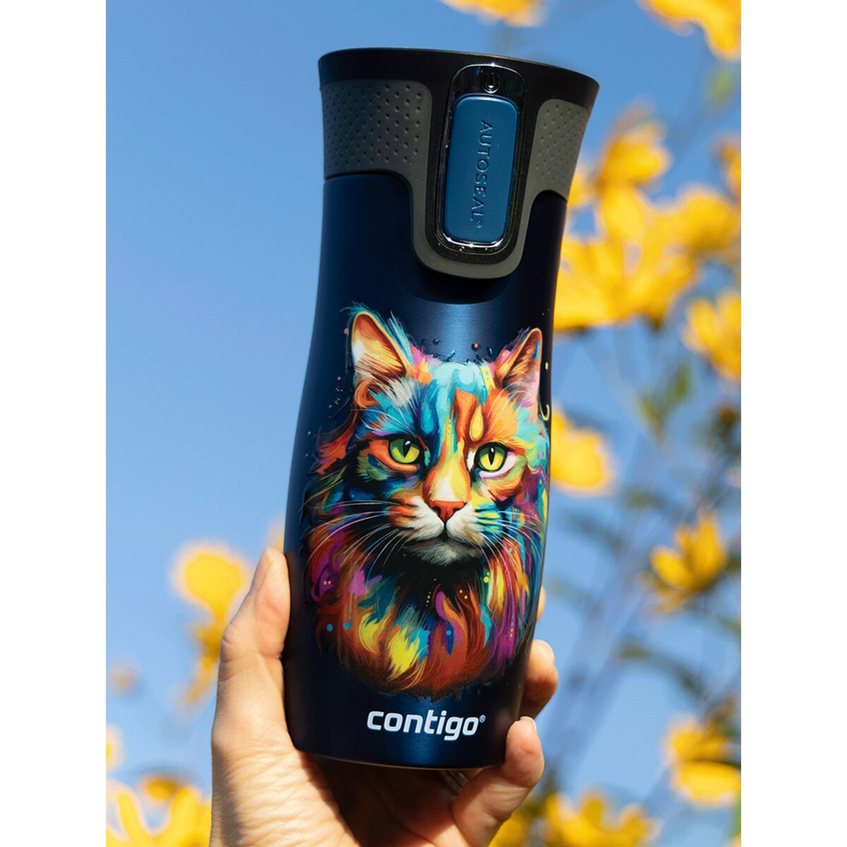 Kubek termiczny Contigo West Loop 2.0 470ml - granatowy - Kot