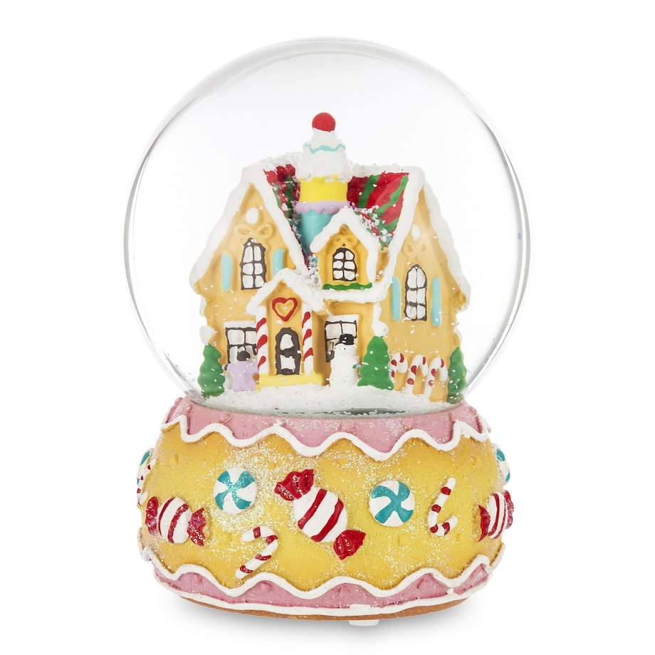 Szklana kula śnieżna 17x12x12 cm DOLCE CASA