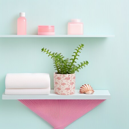 DONICZKA CERAMICZNA FLAMINGI MAŁA 12cm osłonka na parapet kwiaty flaming