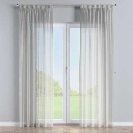 Zasłona na taśmie marszczącej 1 szt. 130x260 kremowy