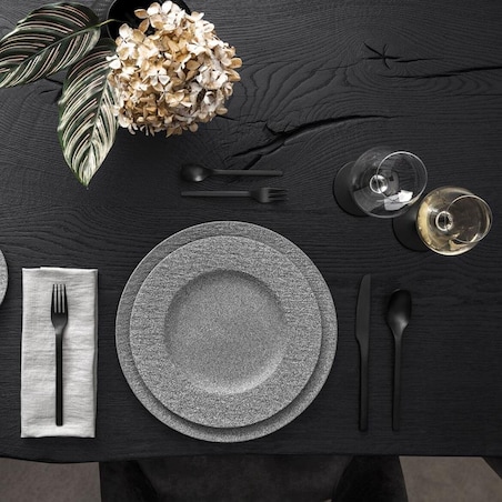 Zestaw sztućców czarny Manufacture Rock, 20 el, Villeroy & Boch