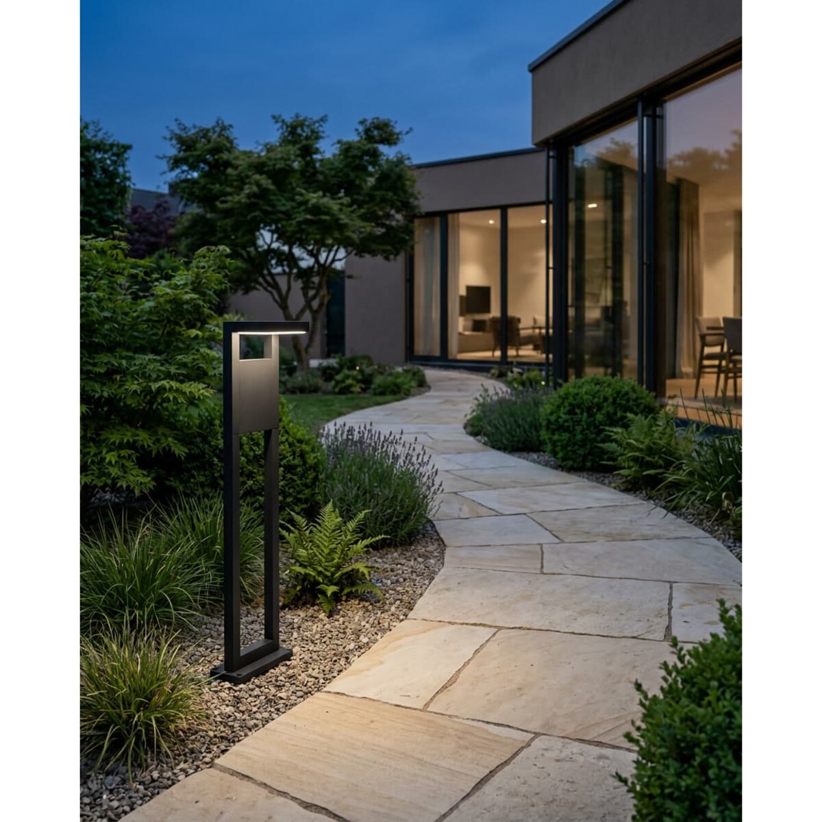 Lampa ogrodowa stojąca K-8255 z serii BERGAMO