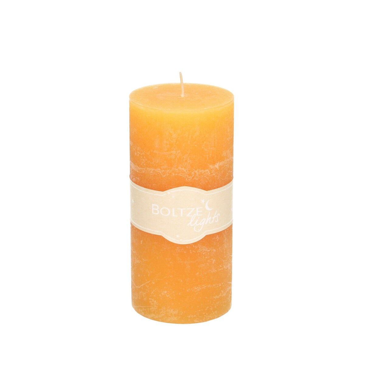 Świeca Lea 15cm peach, 7 x 15 cm