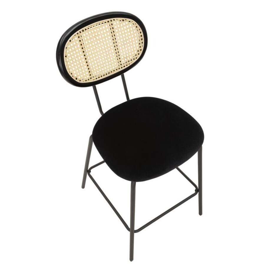 Krzesło barowe z plecionką wiedeńską Osaka