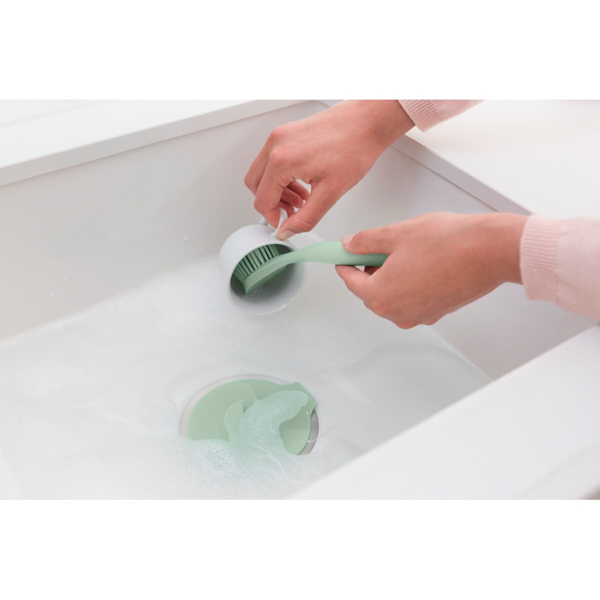 Szczoteczka do naczyń przyssawka Jade Green 215780