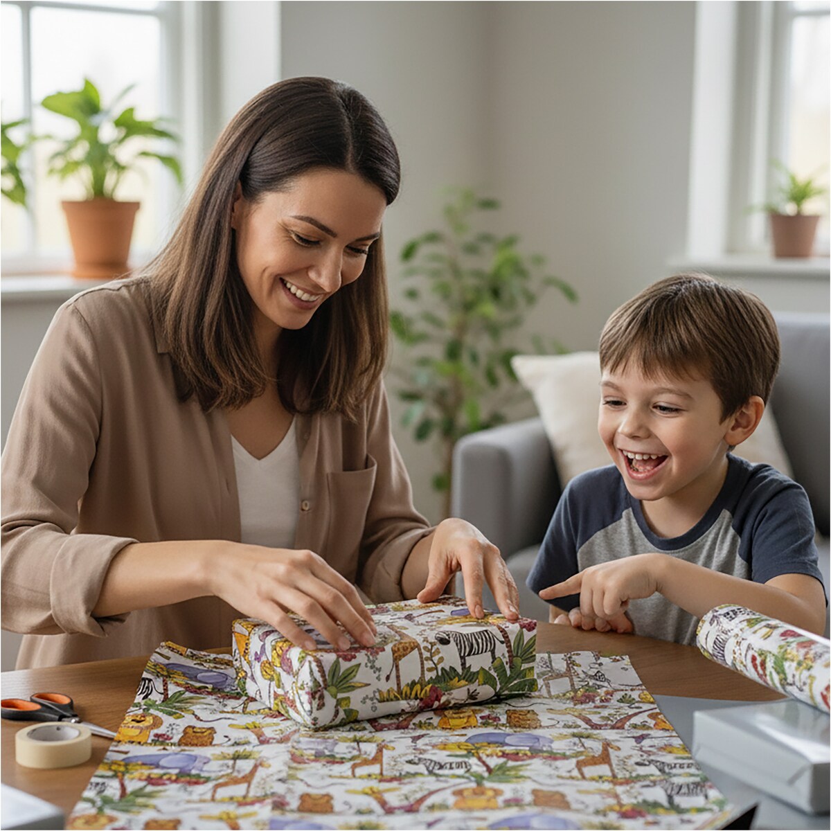 Papier do pakowania prezentów 20 METRÓW MEGAROLKA Urodzinowy Do Paczek Ozdobny