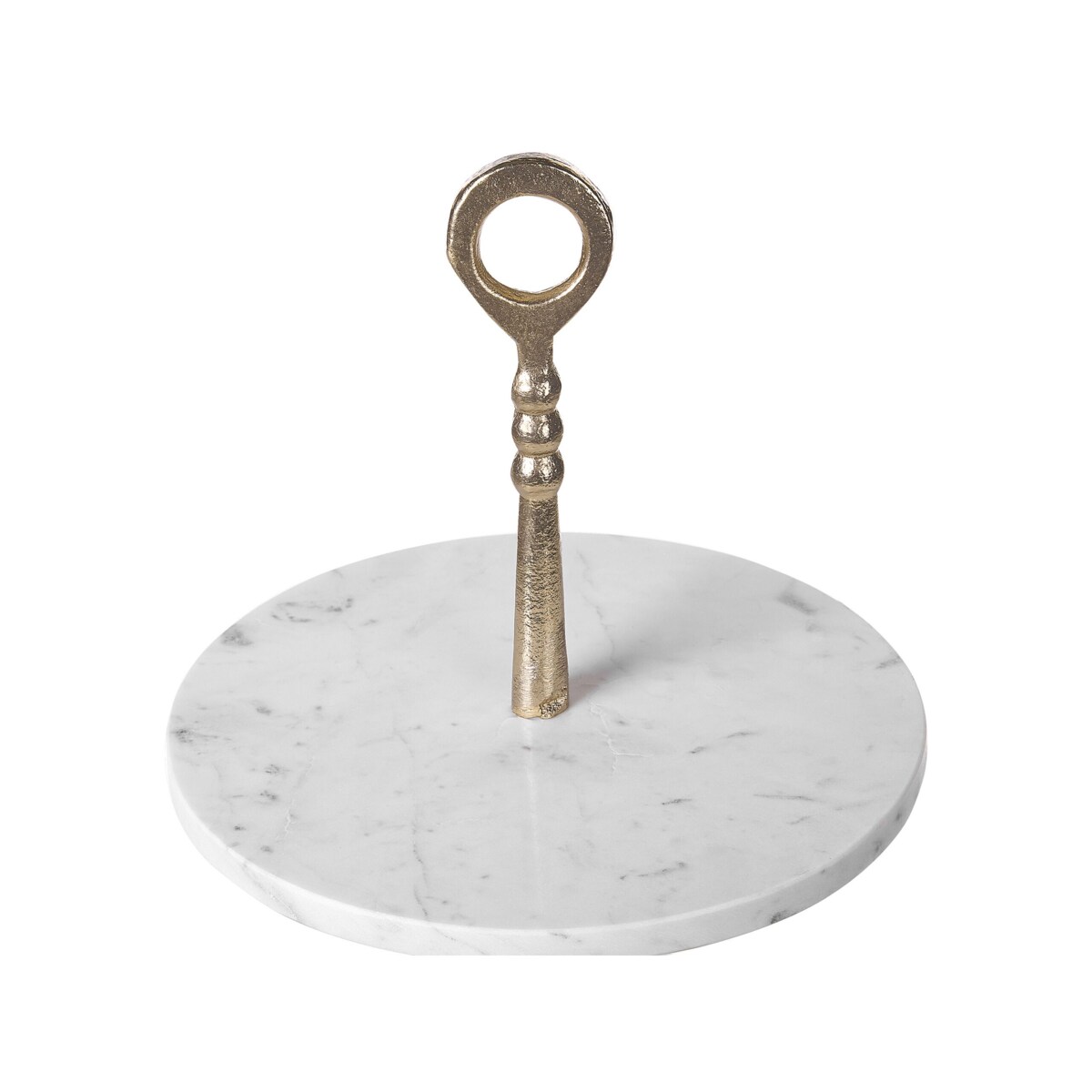 Patera 2-piętrowa złota z białym TARUM