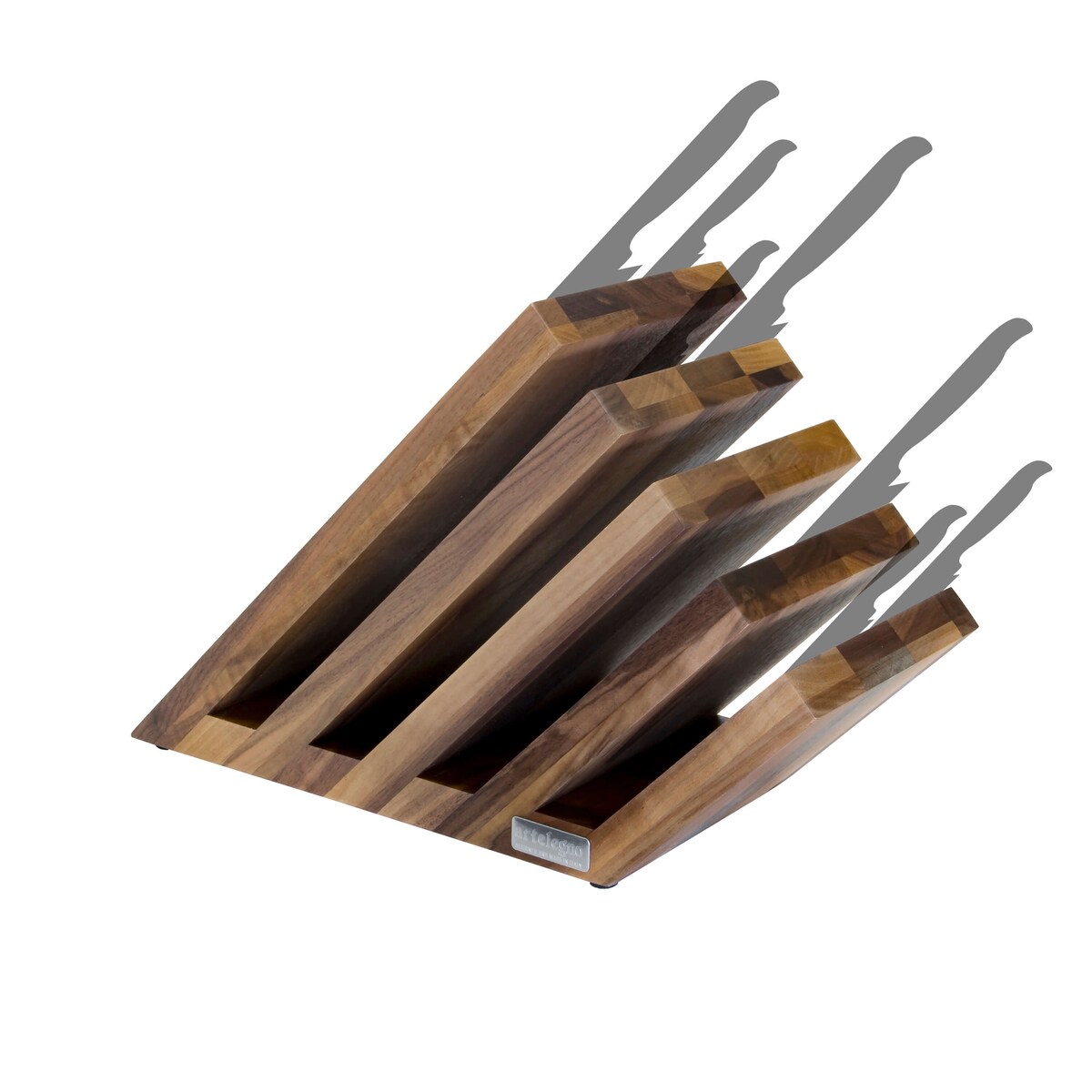 5-elementowy blok magnetyczny z drewna orzechowego Artelegno Venezia