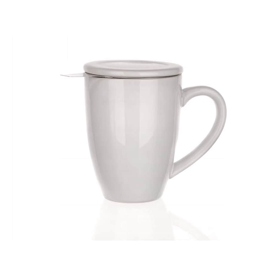 KUBEK ceramiczny Z SITKIEM zaparzacz 350ml NA HERBATE ZIOŁA napoje PREZENT