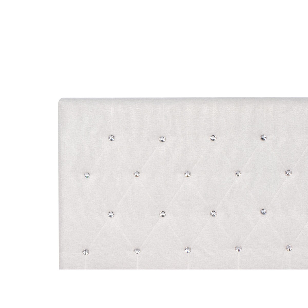 Łóżko z pojemnikiem AMIENS 140 x 200 cm Beżowy