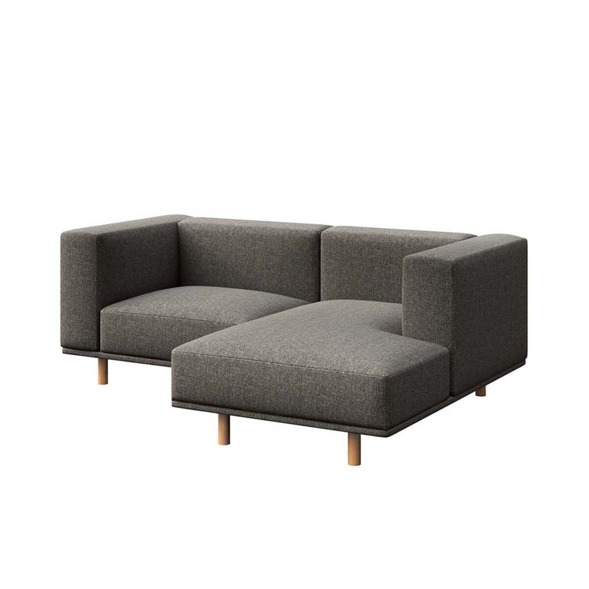 Kukumo sofa narożna prawa Szara