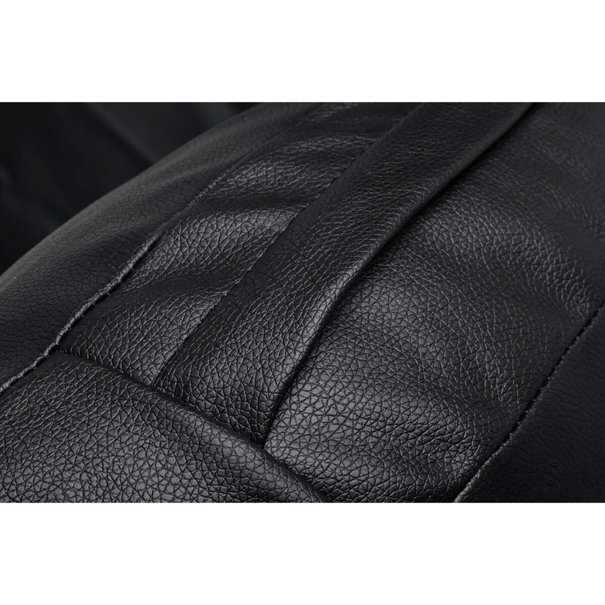 Fotel wiszący BUBBLE poduszka czarna - korpus akryl, poduszka ekoskóra