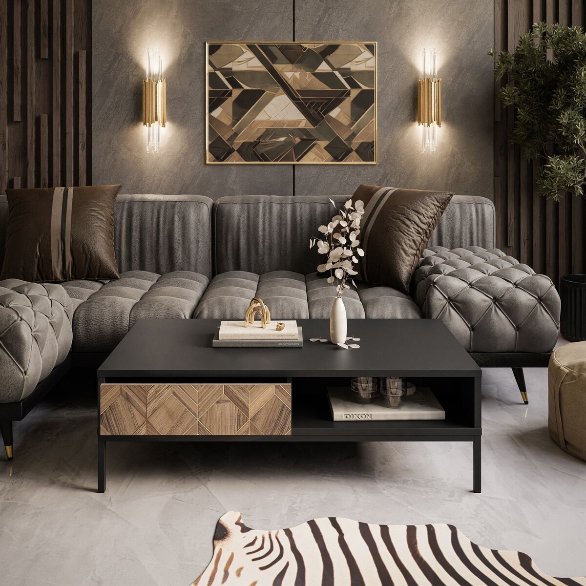 Stolik kawowy LIAM z szufladą