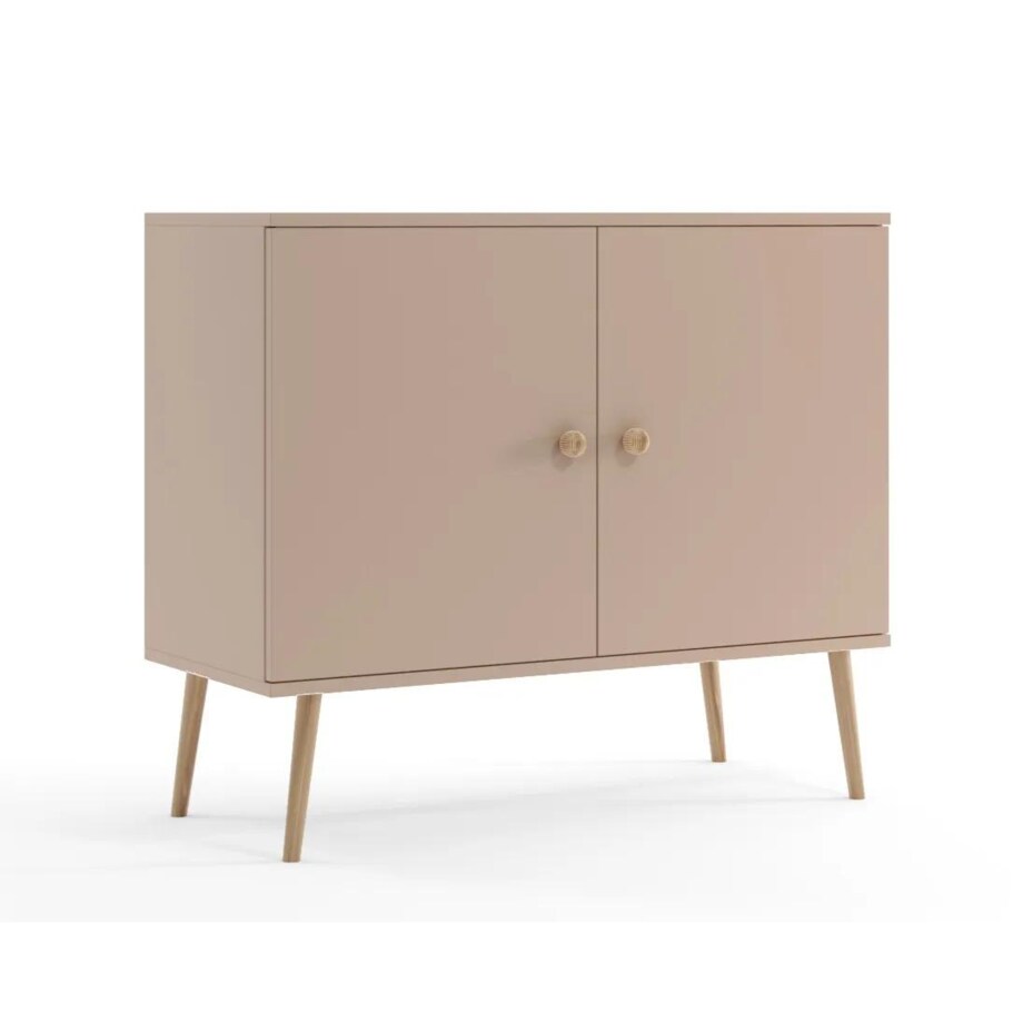 Komoda LEBEL z drzwiczkami 100cm machiato