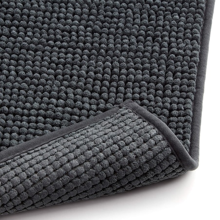 Dywanik łazienkowy Rayen - 80 x 50 cm, Szary