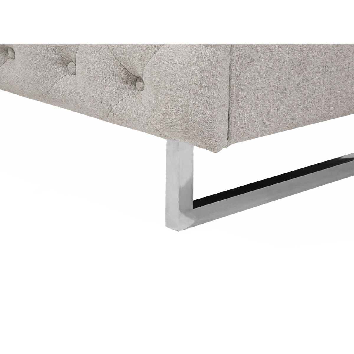 Sofa 3-osobowa beżowa VISSLAND