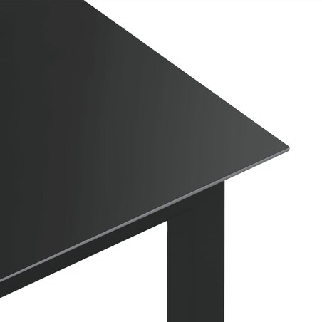 vidaXL 9-częściowy zestaw mebli ogrodowych, aluminium, antracytowy
