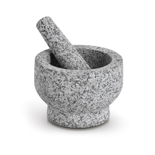 Moździerz z granitu 10x14x14 cm MORUTARU