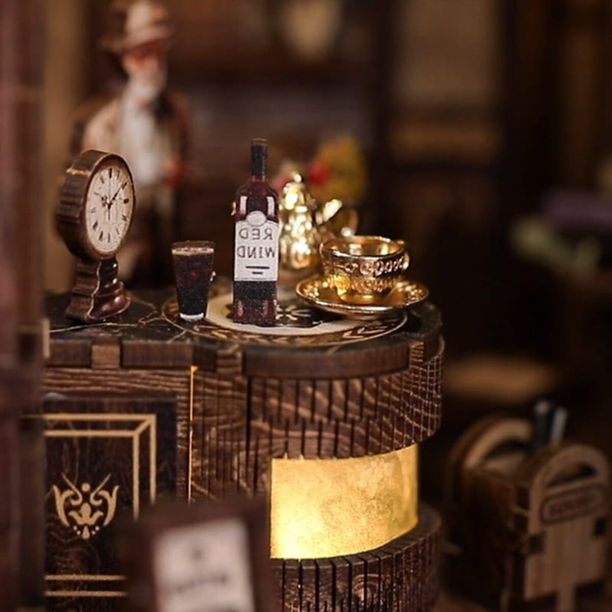 Miniaturowy domek Book Nook - Dom kawy