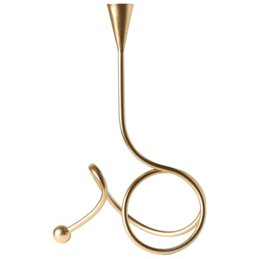 Świecznik AROUCA Metal 40 cm Złoty