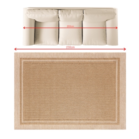 Dywan Sienna camel 160x230 cm, 160x230 cm