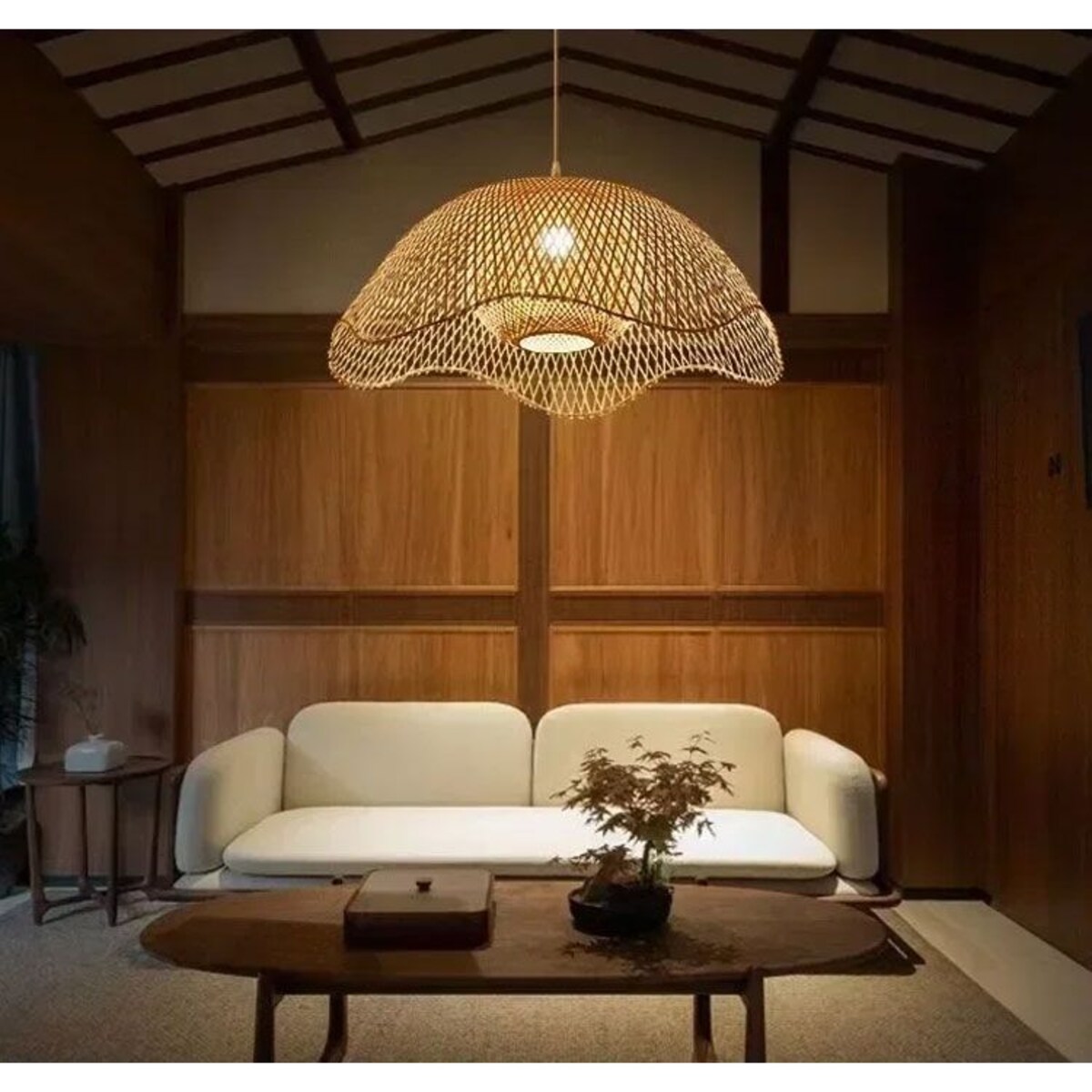 Lampa wisząca pleciona Boho APP1633-1CP