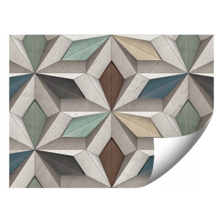 Fototapeta Wielokolorowy Wzor Plytek Sciennych Do Sypialni Salonu 250X175