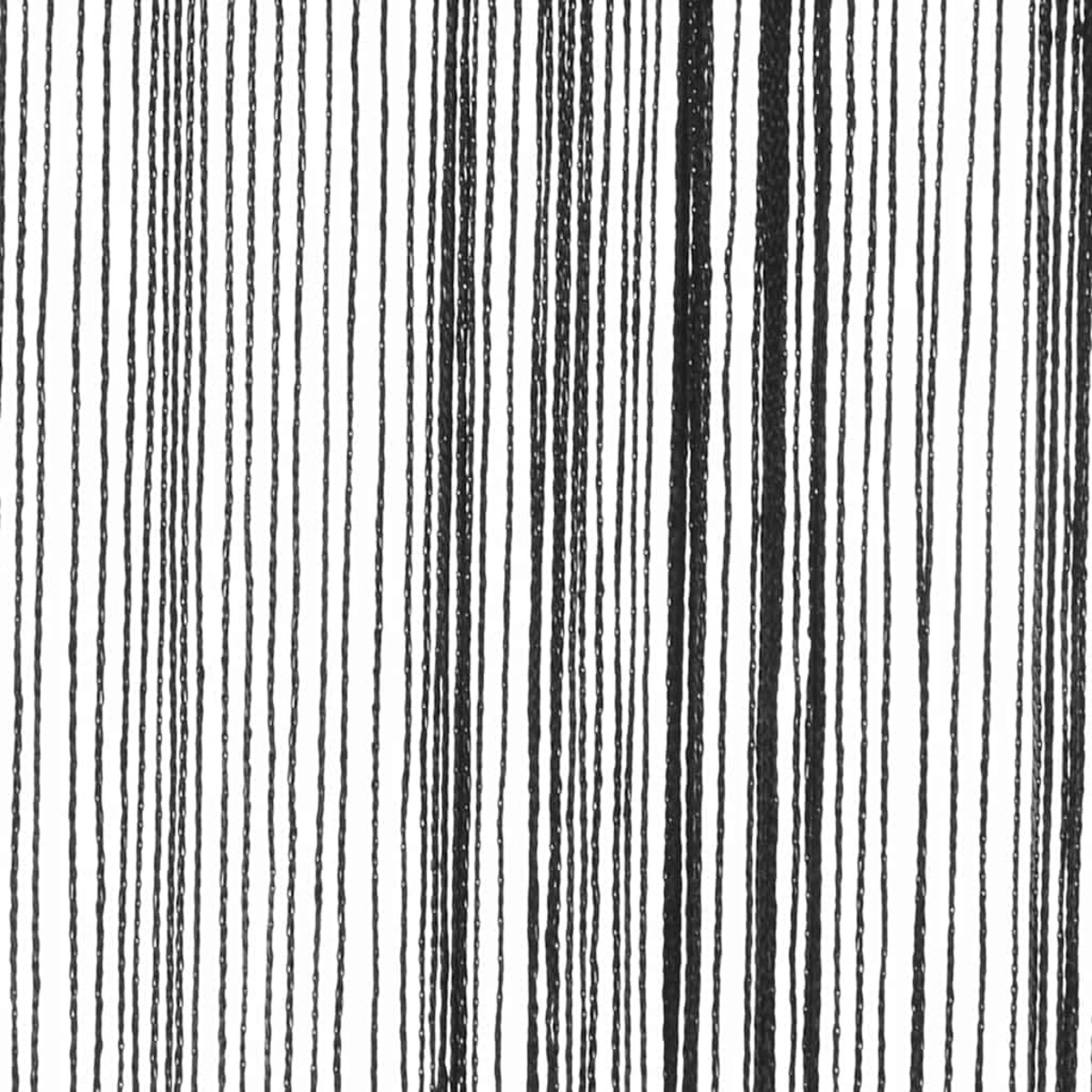 vidaXL Zasłony sznurkowe, 2 sztuki, 140 x 250 cm, czarne