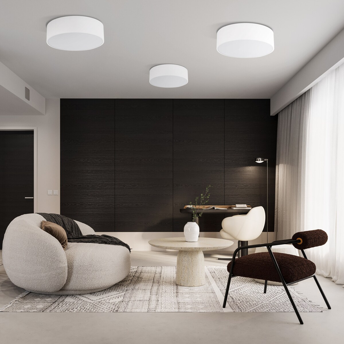 Zewnętrzna oprawa natynkowa IP54 LIVO White S TK Lighting 2xE27 biała taras balkon 10983