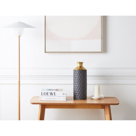 Wazon dekoracyjny ceramiczny czarny ARSIN