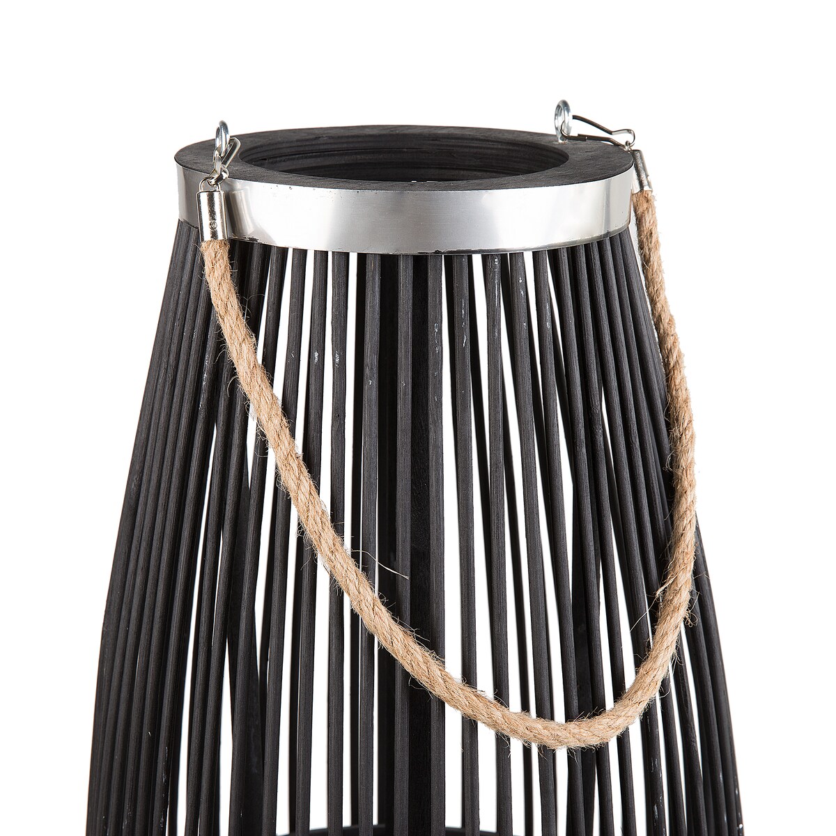 Lampion TAHITI Bambus 84 cm Czarny