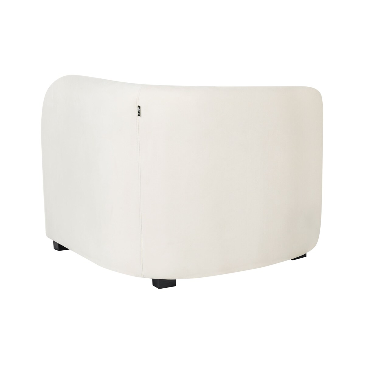 Zestaw 2 foteli VELTADA Welur Złamana biel