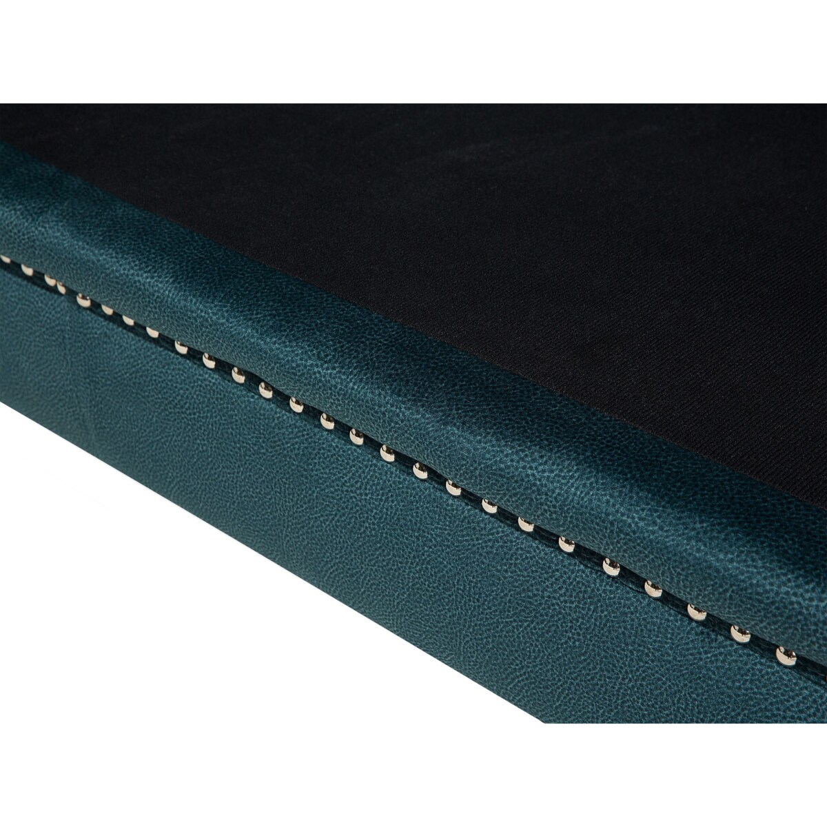 Sofa 2-osobowa welurowa lazurowa GAULA