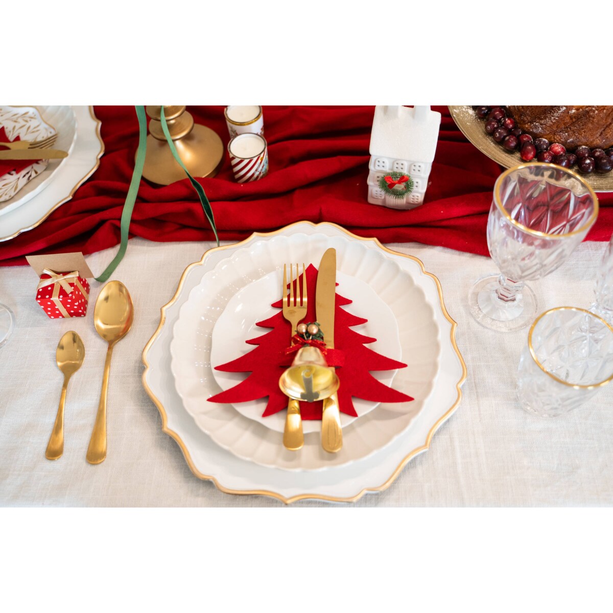 Winietki świąteczne z motywem prezentu, 2 szt.