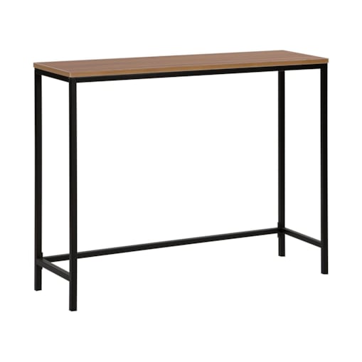 Konsola ciemne drewno z czarnym TULIA