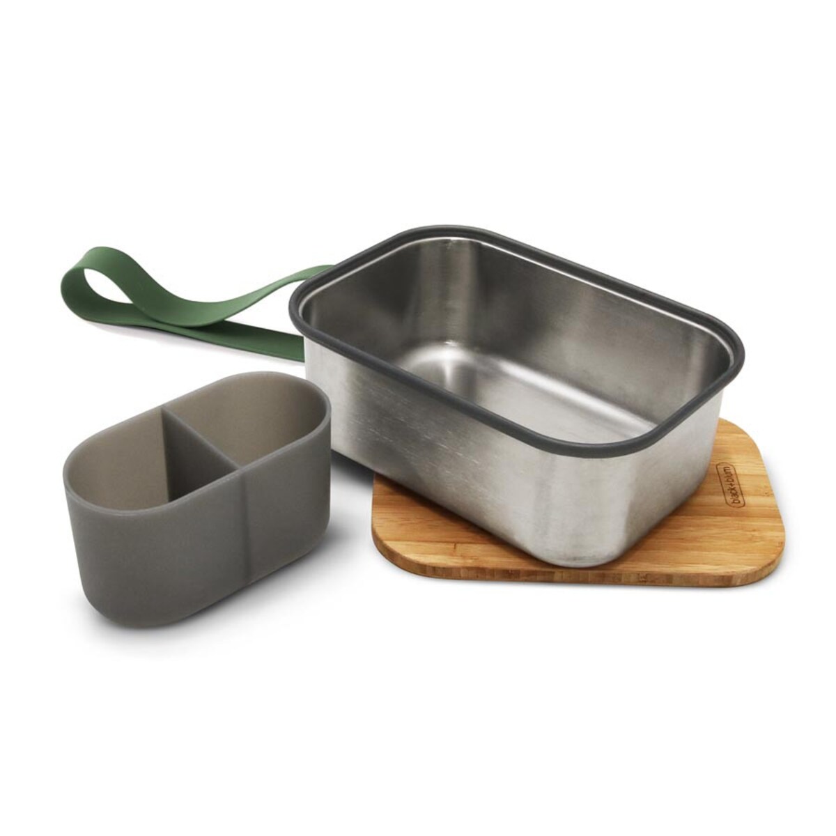 Lunch box L Box Appetit oliwkowy, Black+Blum