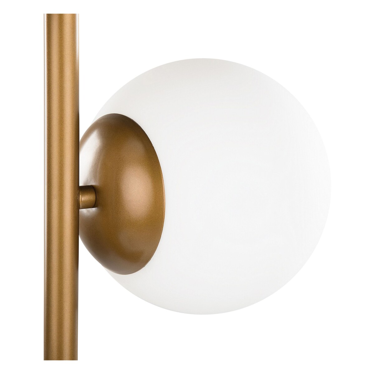 Lampa podłogowa metalowa złota WADI