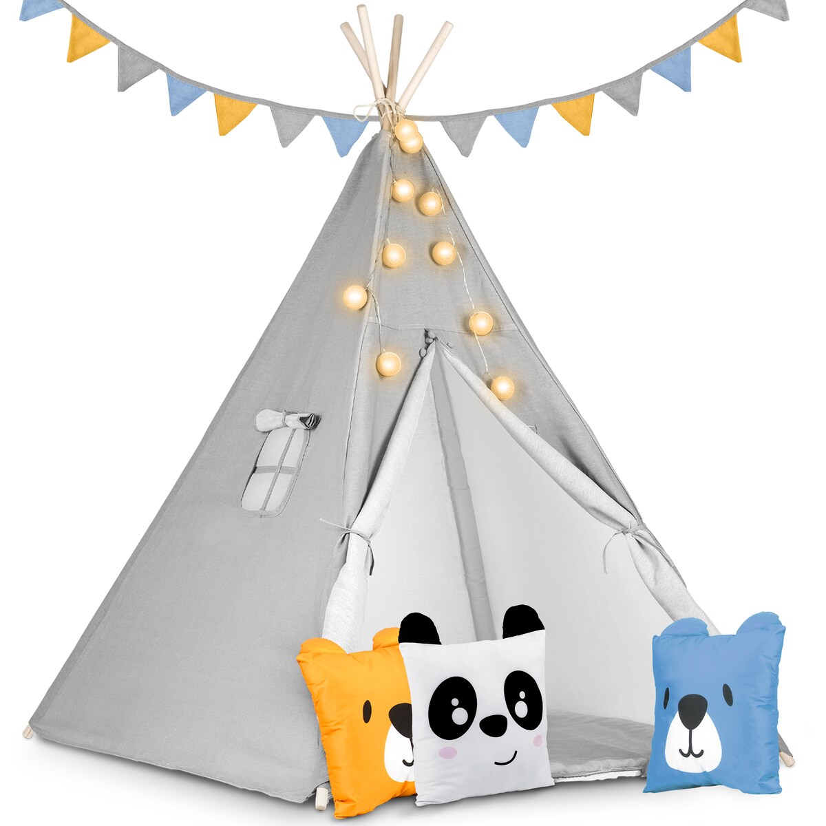 Tipi namiot dla dzieci teepee girlanda stabilizator Nukido